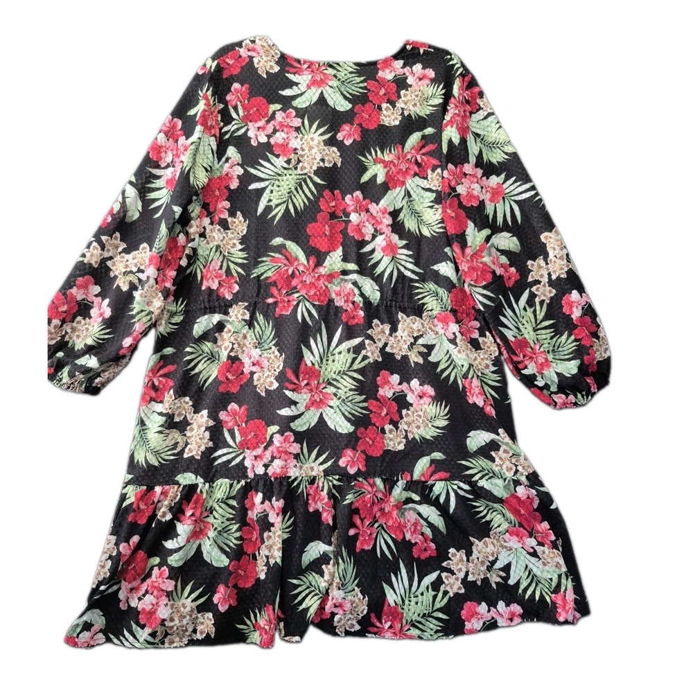Tommy Bahama Womens L Lily Cat Tie Front Tunic Swim Cover Up NWT $138 Burnout - Picture 3 of 14
